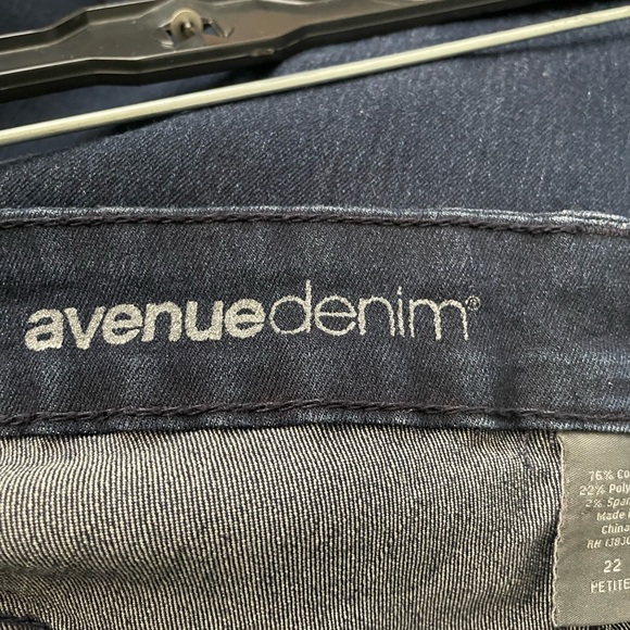 Avenue denim skinny 22P jeans petite - Picture 3 of 8